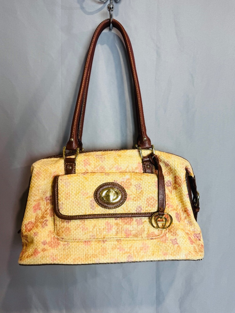Women's Etienne Aigner Juliet Collection Woven Print Shoulder/Handbag